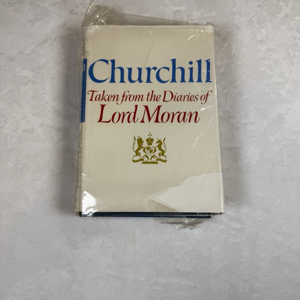 Churchill Diaries Lord Moran 1966 First American Edition 1st Printing WWII HC DJ